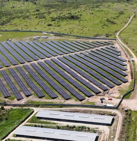 Vista aérea de un parque solar del grupo